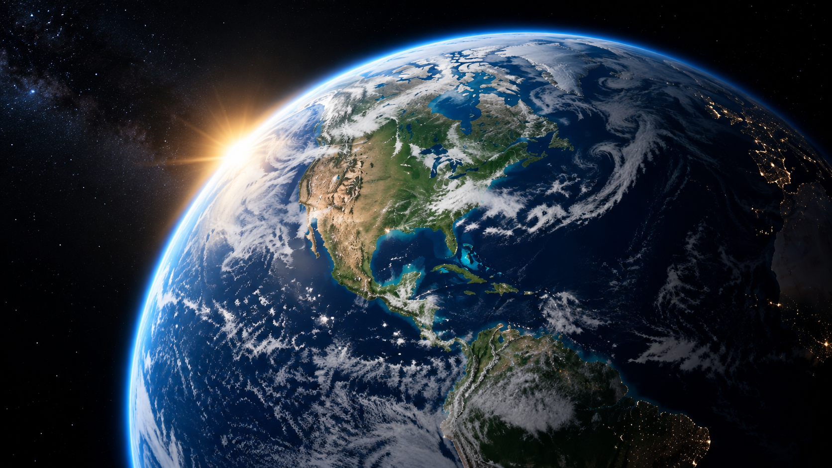 Earth viewed from space