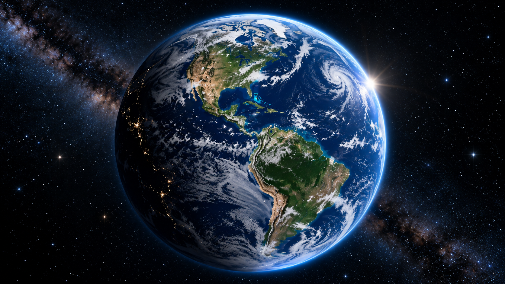 Earth in space